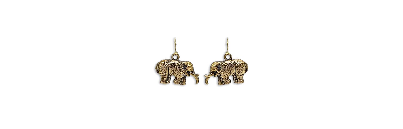 Elephant Couple Earrings